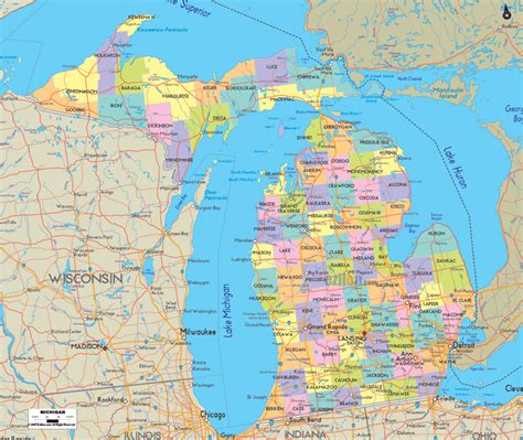 map of towns in michigan|Map of Michigan (MI) Cities and Towns .